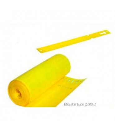 Etiqueta Boucle 13 x 160 mm. Amarillo  